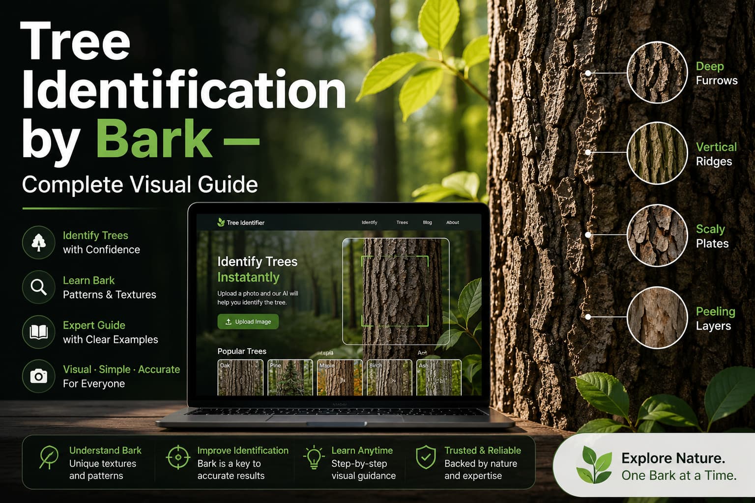 Tree Identification by Bark — Complete Visual Guide