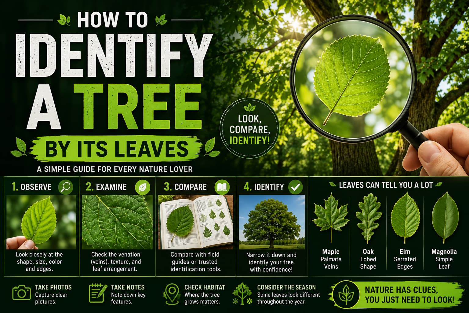 How to Identify a Tree by Its Leaves — Complete Visual Guide