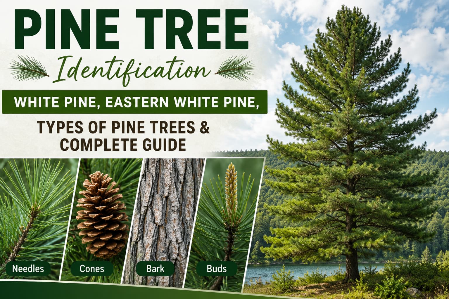 Pine Tree Identification — White Pine, Eastern White Pine, Types of Pine Trees & Complete Guide
