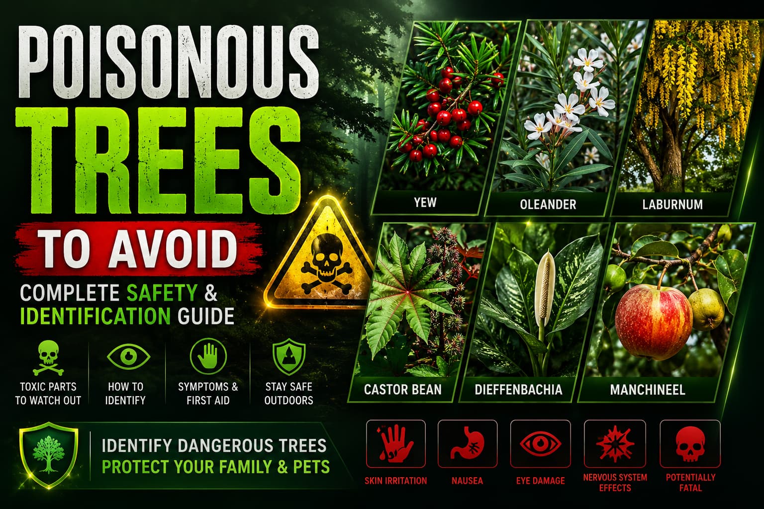 Poisonous Trees to Avoid — Complete Safety & Identification Guide