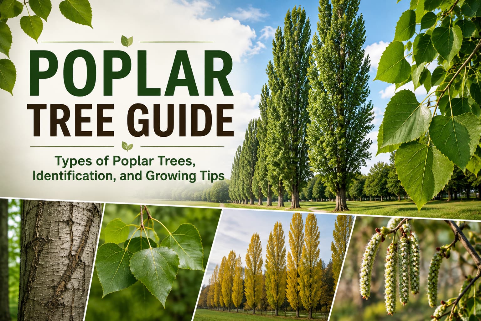 Poplar Tree Guide — Types of Poplar Trees, Identification, and Growing Tips